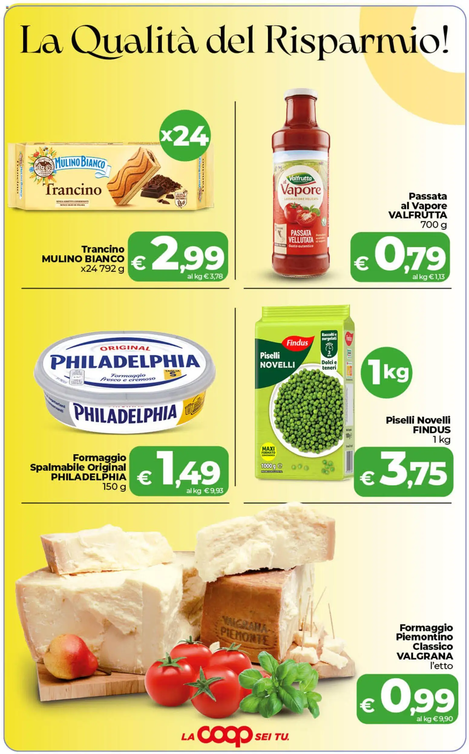 Anteprima dell'opuscolo COOP volantino inCoop Sicilia dal negozio COOP valido da 01/09/2026 - Dolci, Formaggio, Piselli, Formaggio fresco