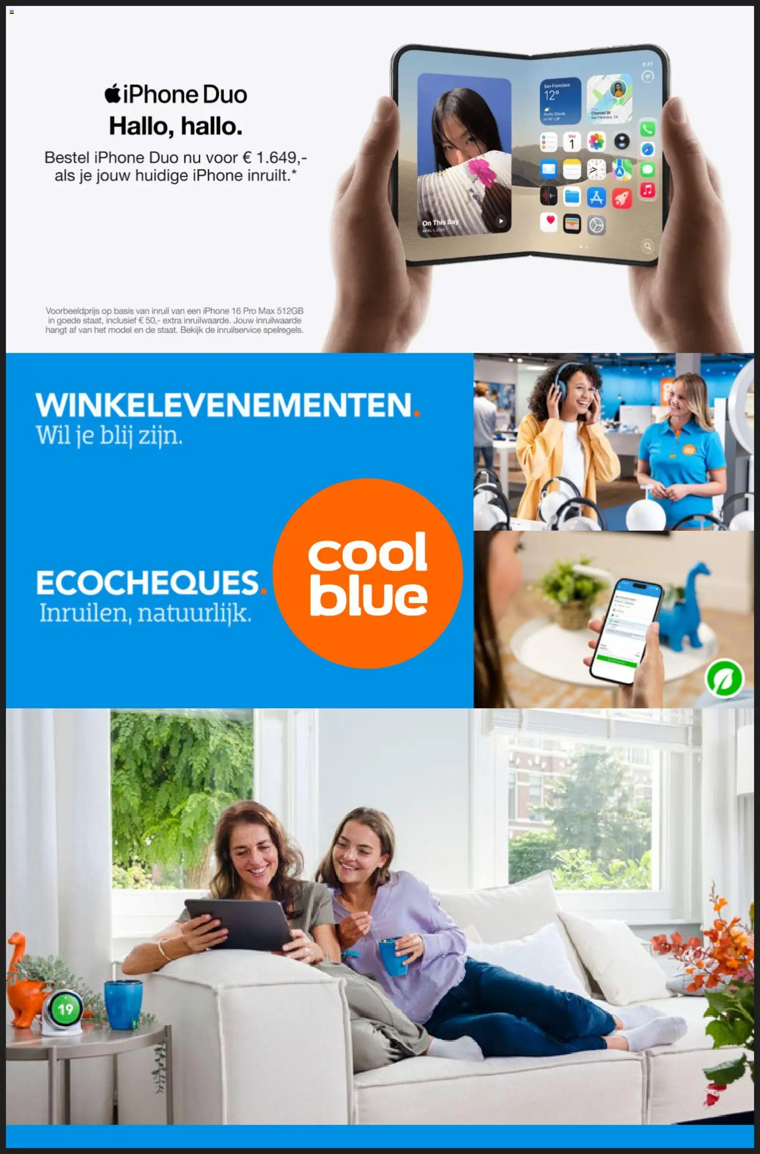Voorbeeld van Coolblue Folder van winkel Coolblue geldig vanaf 29/10/2026
