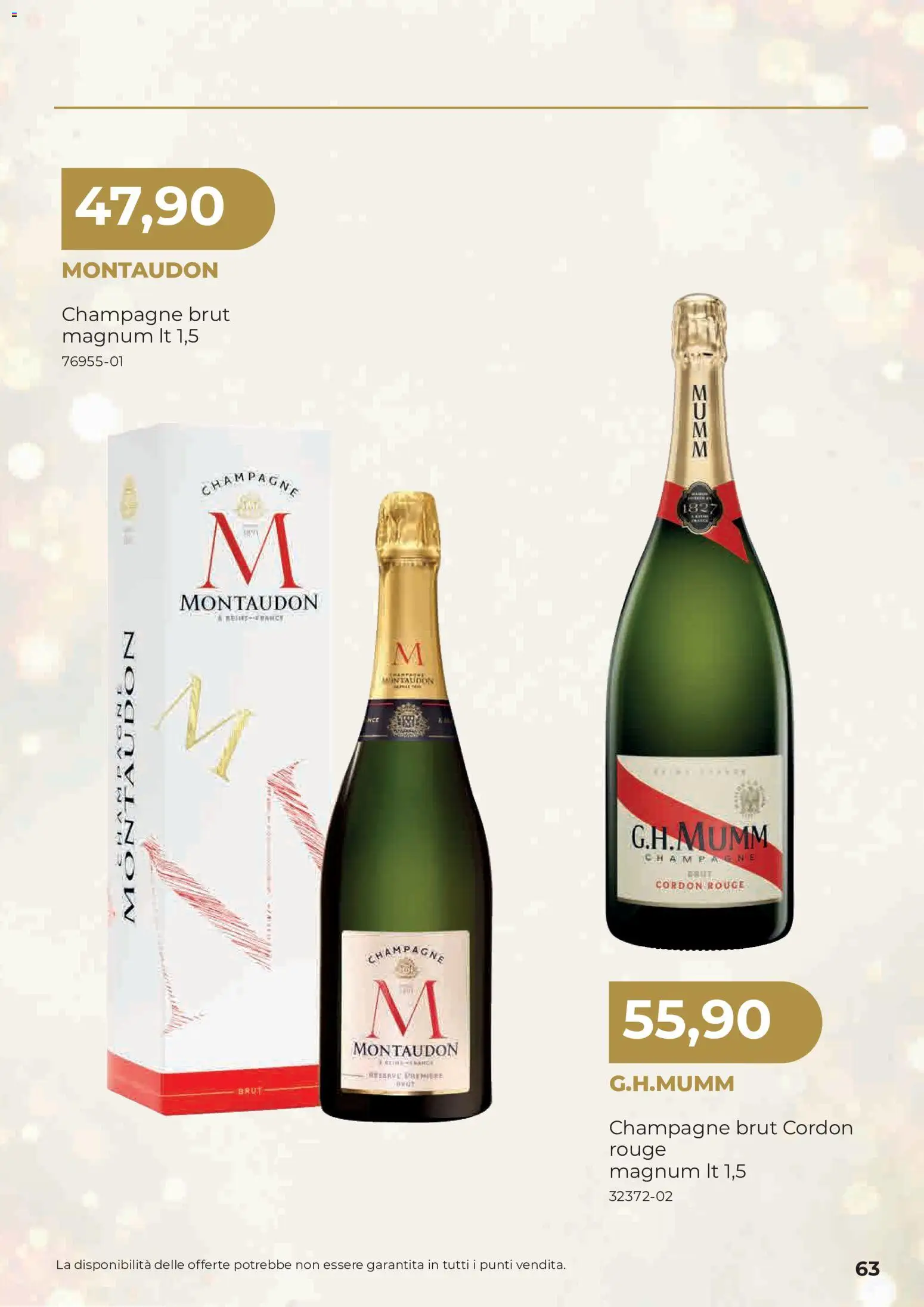 Anteprima dell'opuscolo Sogegross volantino Strenne dal negozio Sogegross valido da 27/10/2026 - Champagne, Magnum