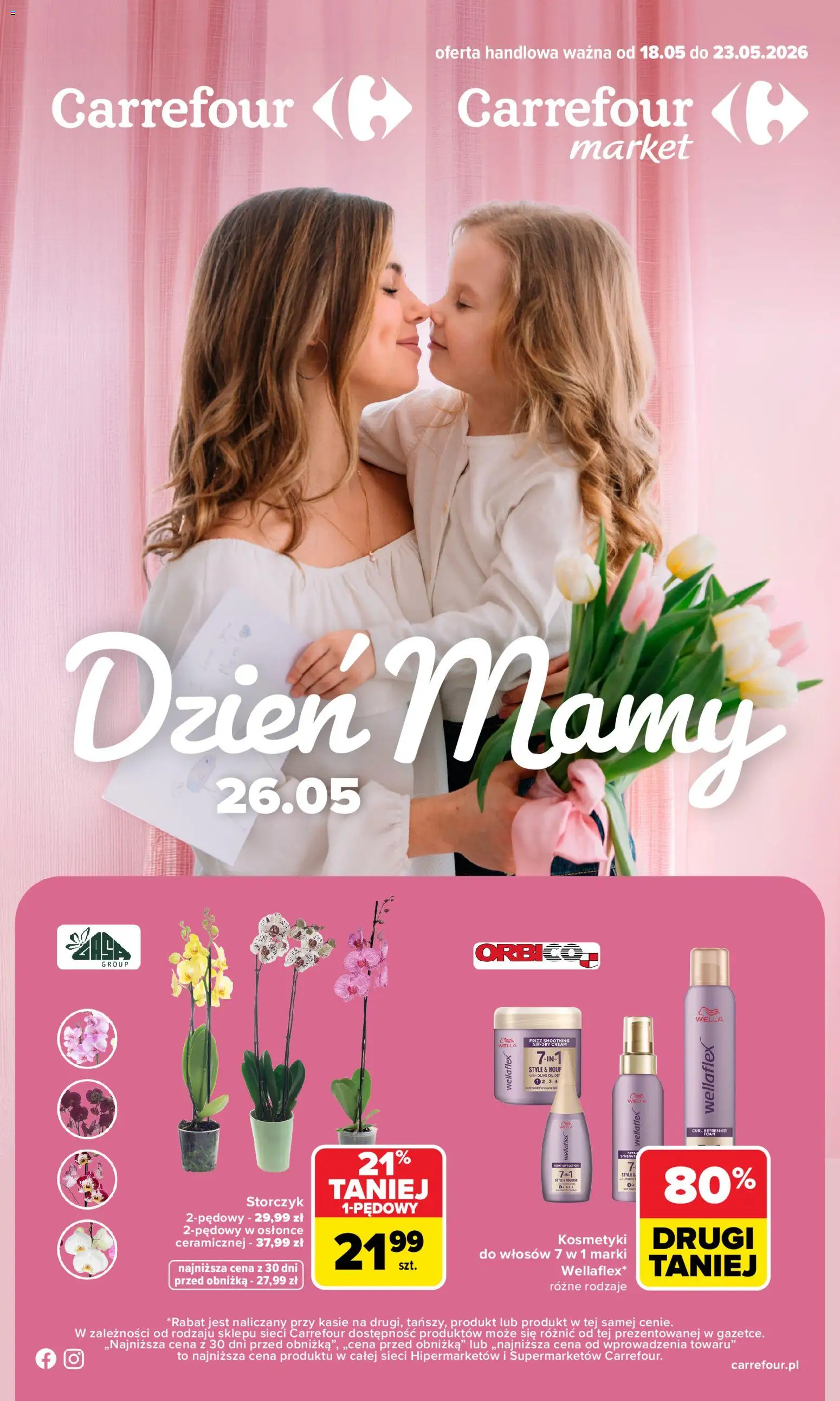 Pogląd gazetki "Carrefour gazetka - Dzień Mamy" ze sklepu Carrefour ważnej od 18.05.2026