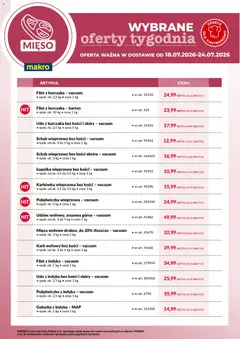 Pogląd gazetki "Makro gazetka - wybrane oferty tygodnia w dostawie" ze sklepu Makro ważnej od 18.07.2026