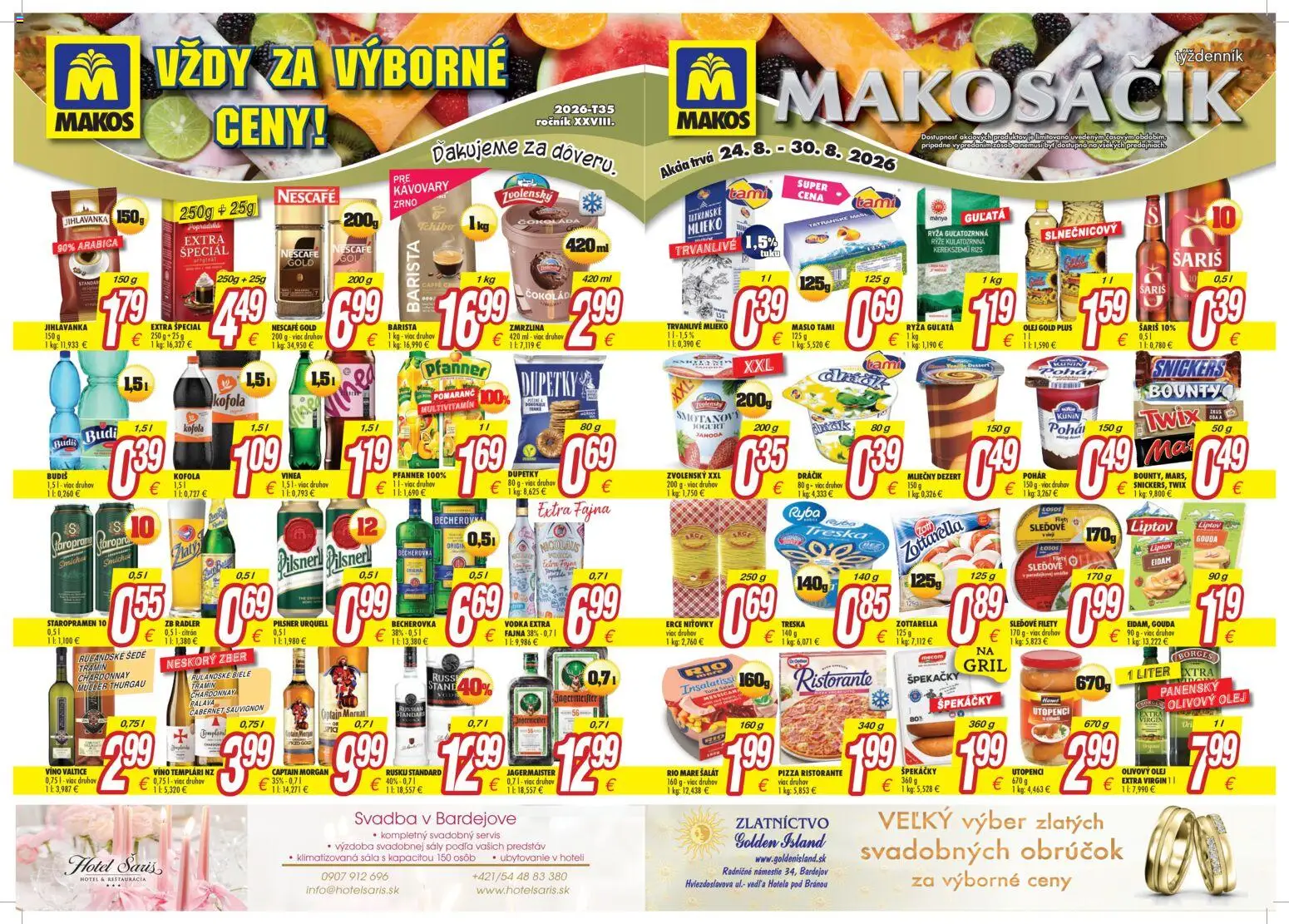 Náhľad Makos letáku platného od 24.08.2026