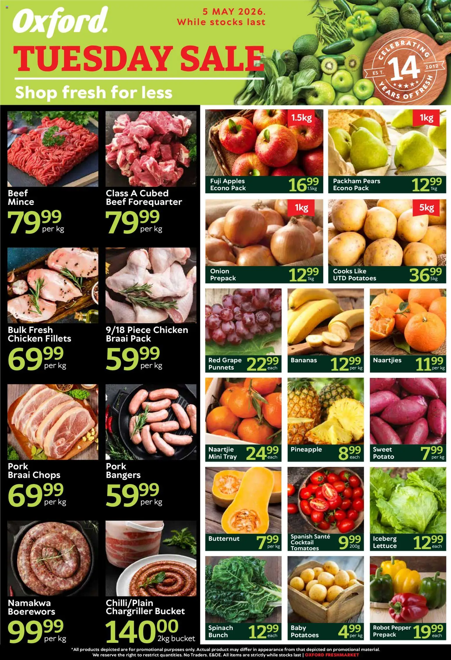 Preview of Oxford Freshmarket flyer valid from 05/05/2026