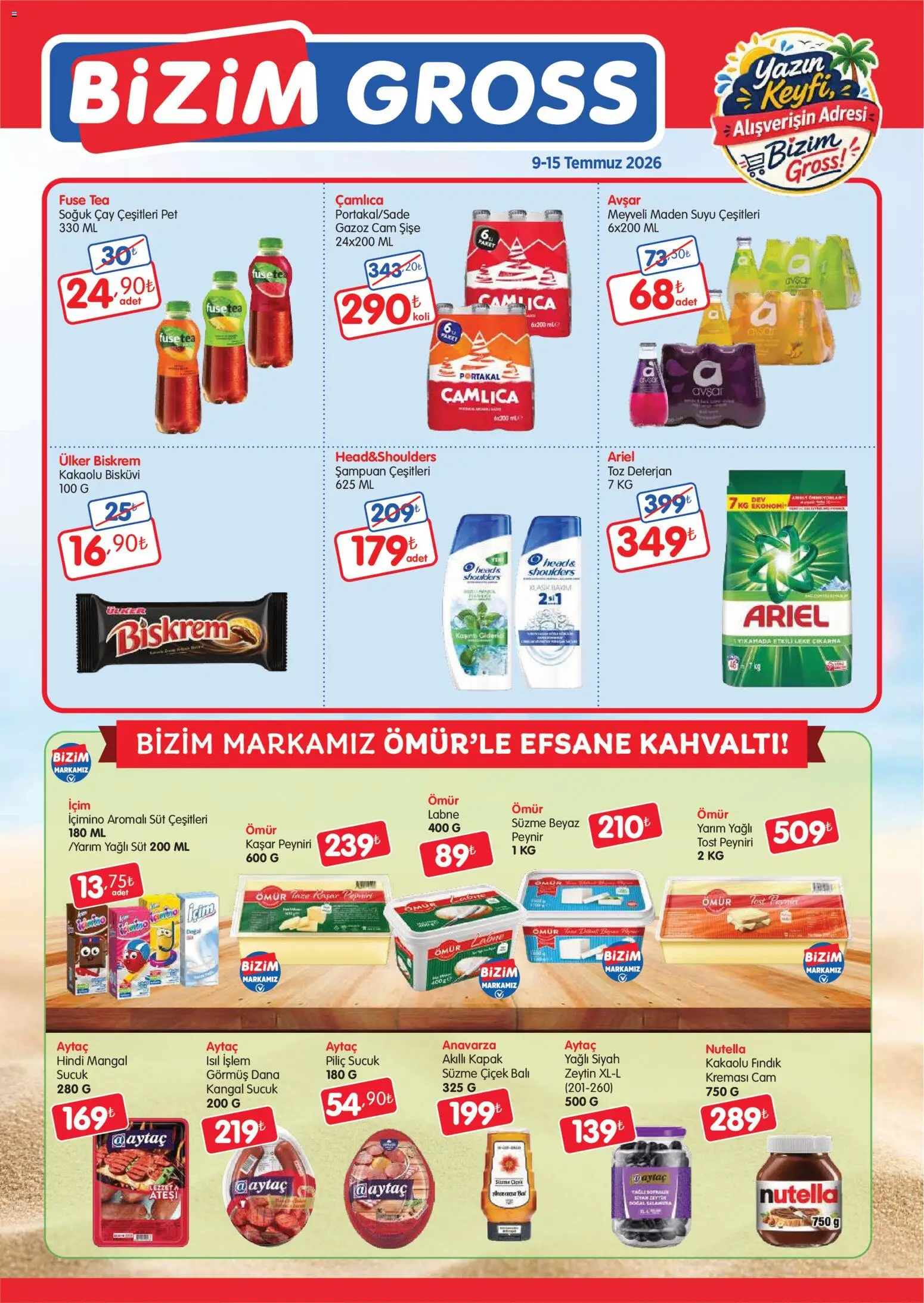 Bizim Toptan Bizim Toptan - Bizim Gross Fırsat Bülteni 09.07.2026 - Broşürünün önizlemesi