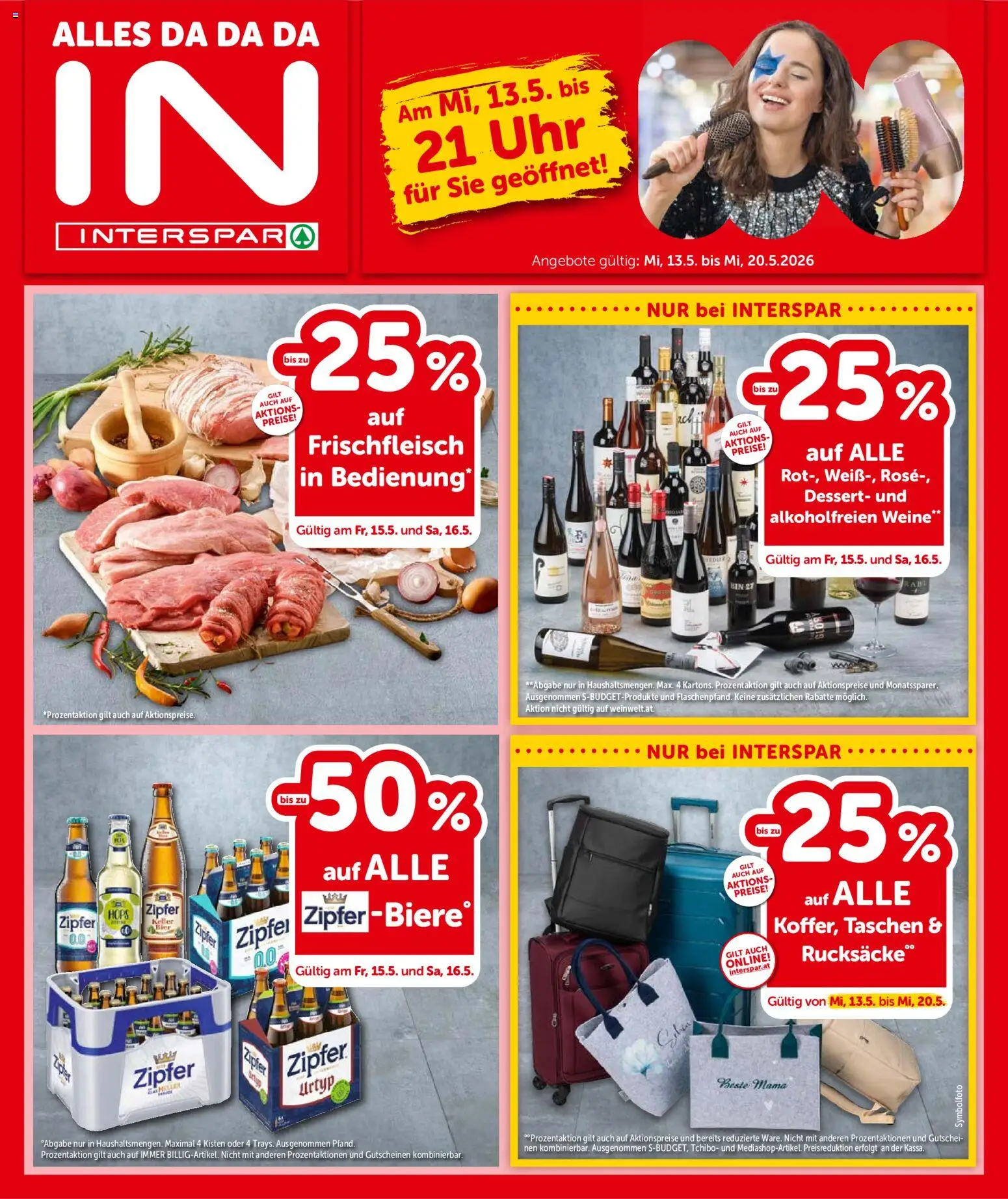 Vorschau der Angebote: Interspar Interspar Flugblatt - Salzburg gültig ab 13.05.2026