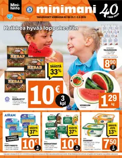 Kaupan Minimani Minimani tarjoukset esikatselu, voimassa 29/07/2026