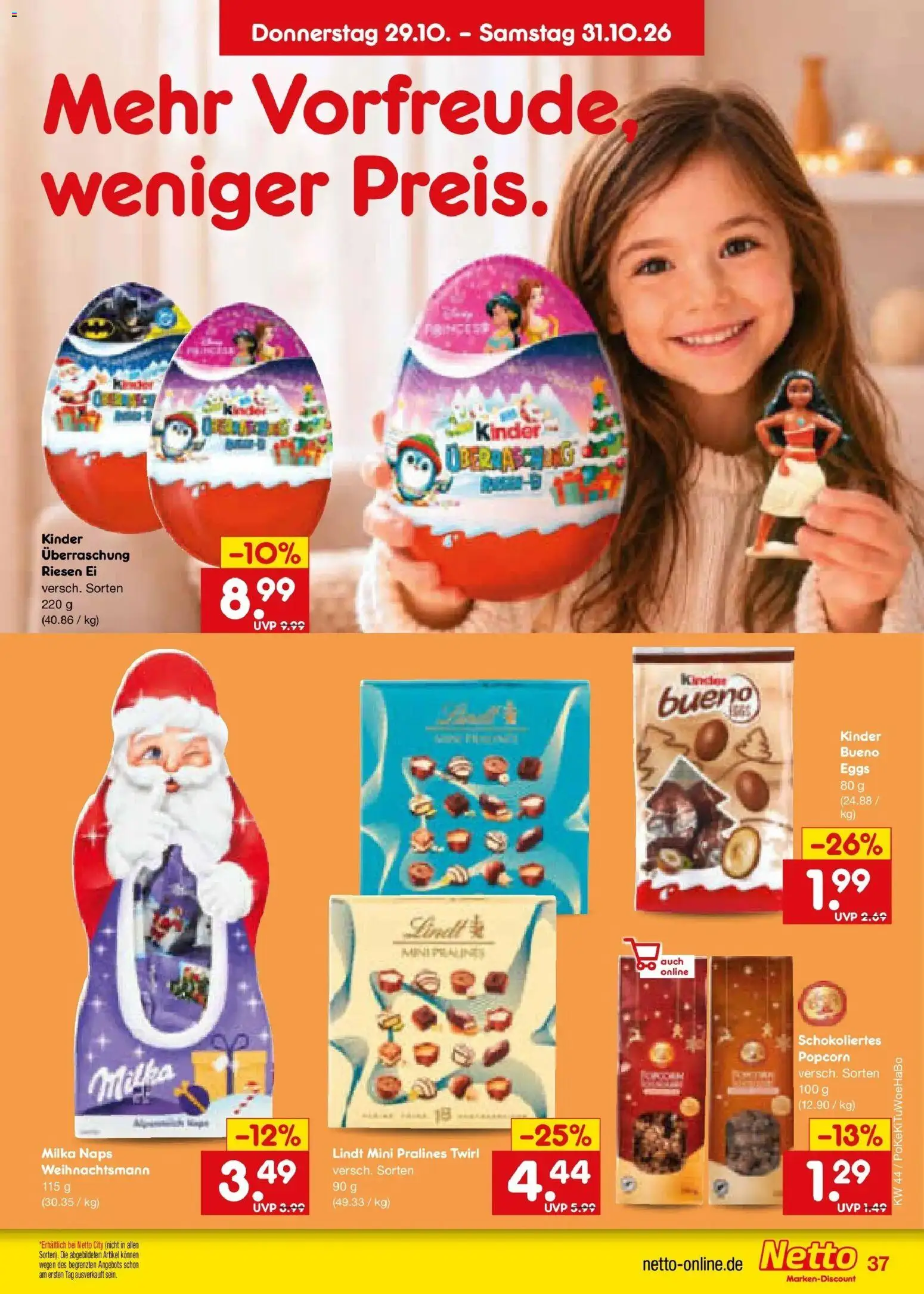Vorschau von dem Prospekt des Geschäftes Netto Marken-Discount, gültig ab dem 26.10.2026