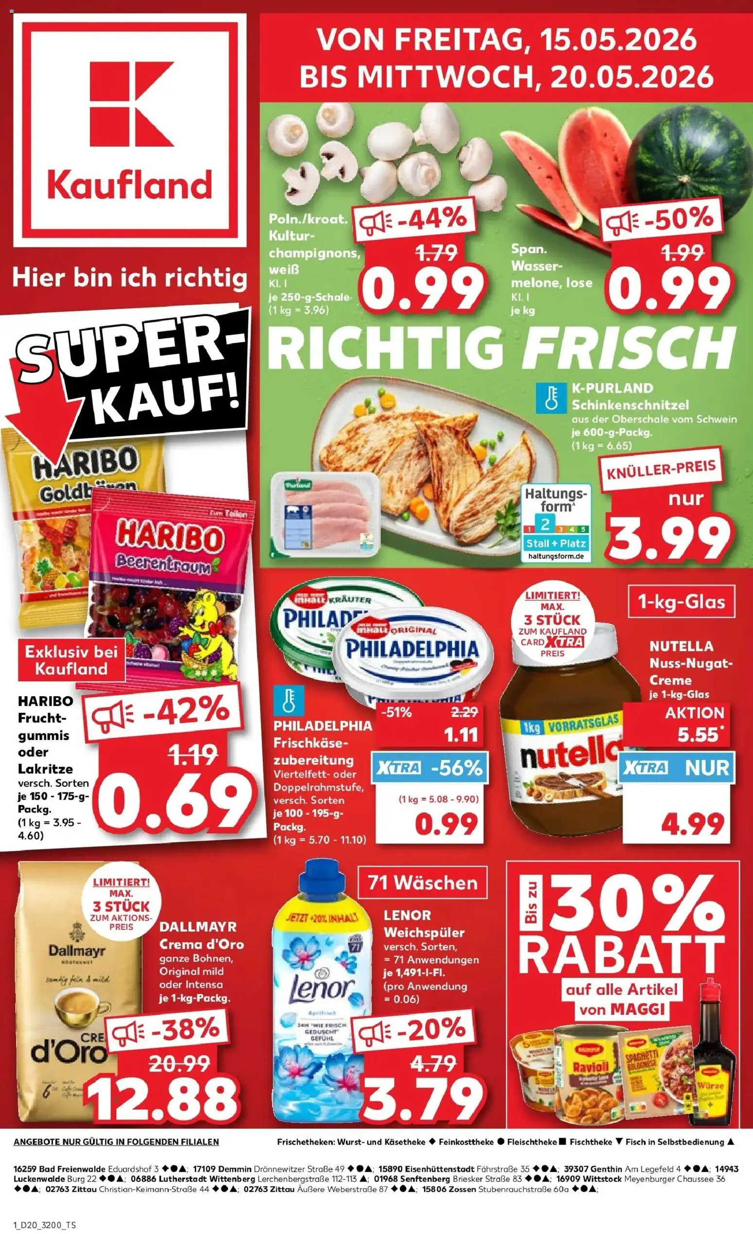 Vorschau von dem Prospekt des Geschäftes Kaufland, gültig ab dem 15.05.2026
