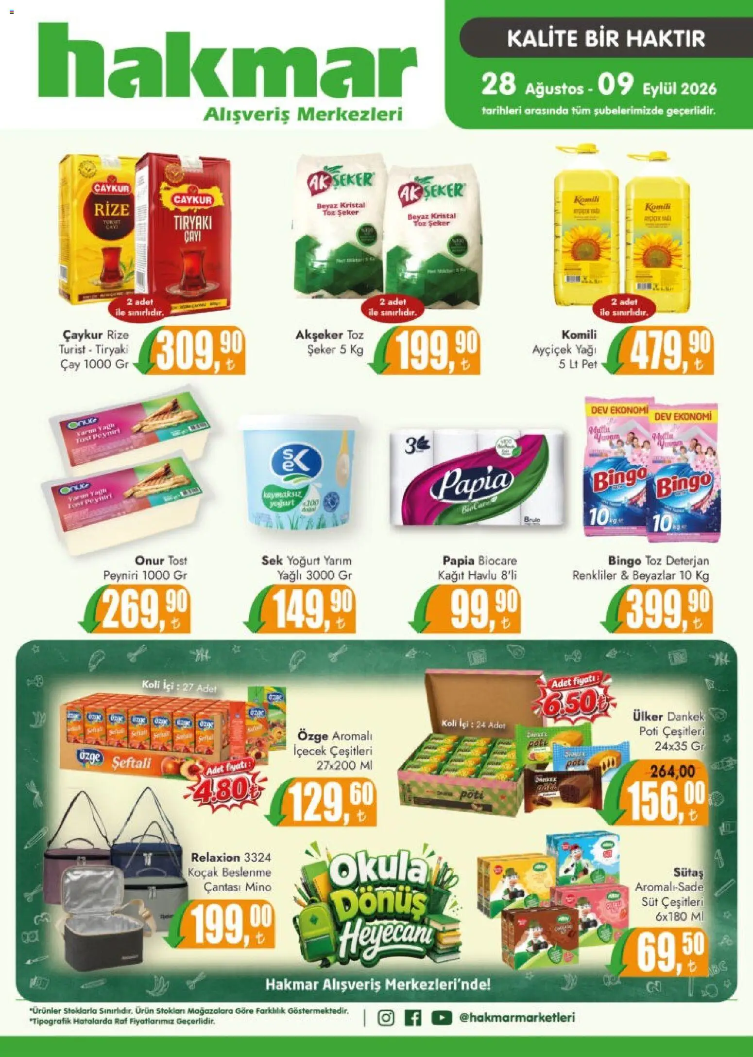 Hakmar Hakmar Katalog 28.08.2026 - Broşürünün önizlemesi