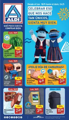 Vista previa del folleto de la tienda Aldi válido desde el 18/05/2026 