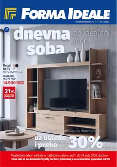 Pregled Forma Ideale kataloga - važi od 01.07.2026