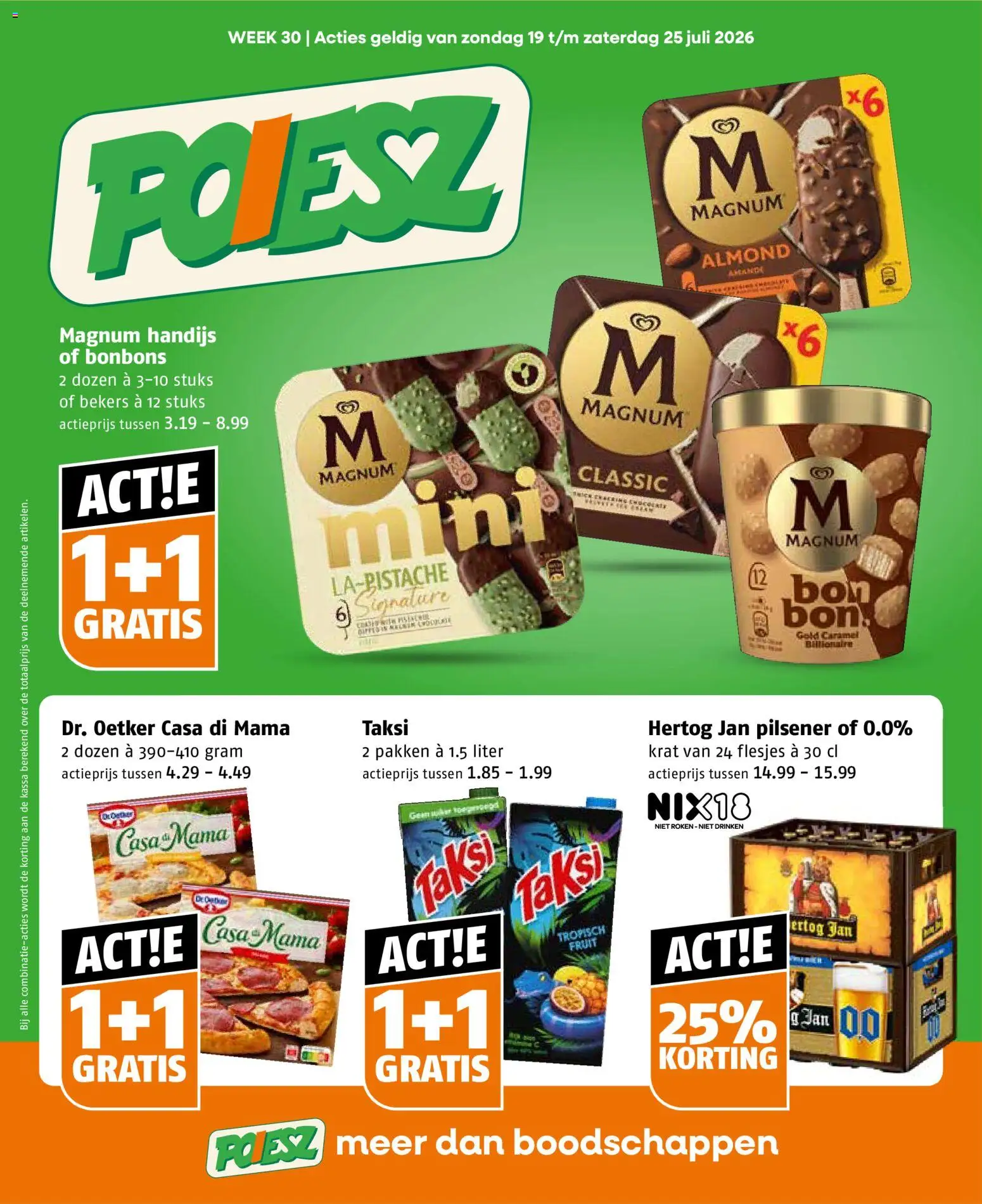 Voorbeeld van Poiesz folder van winkel Poiesz geldig vanaf 19-07-2026