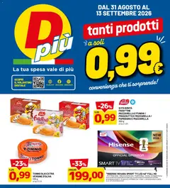 Anteprima dell'opuscolo D Più volantino dal negozio D Più valido da 31/08/2026