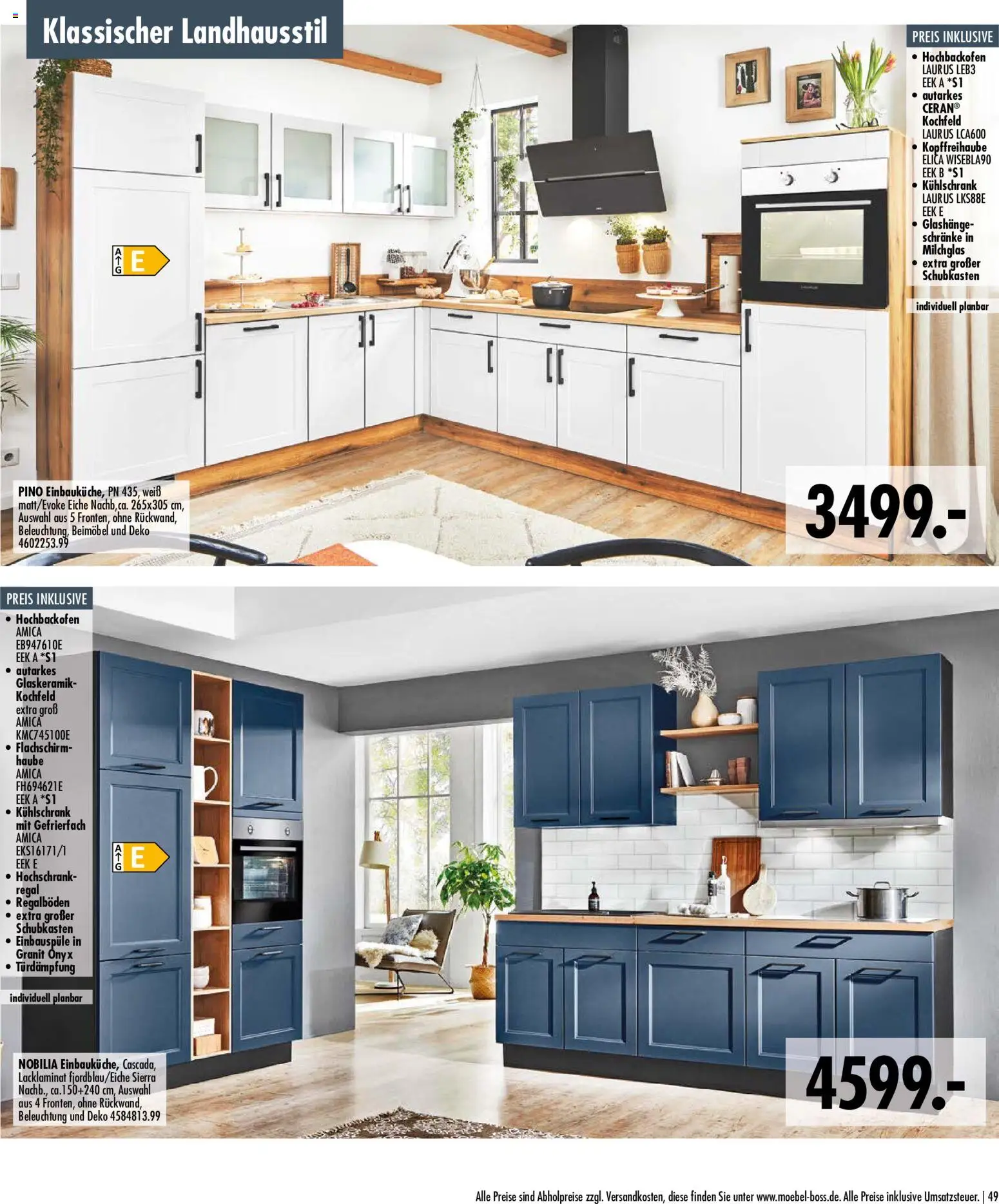 Vorschau von dem Prospekt des Geschäftes SB Möbel Boss, gültig ab dem 09.04.2026 - Kühlschrank, Regal, Milch, Kochfeld, Hochschrank