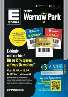 Vorschau von dem Prospekt des Geschäftes Edeka, gültig ab dem 13.07.2026
