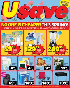 Preview of Usave flyer valid from 21/09/2026