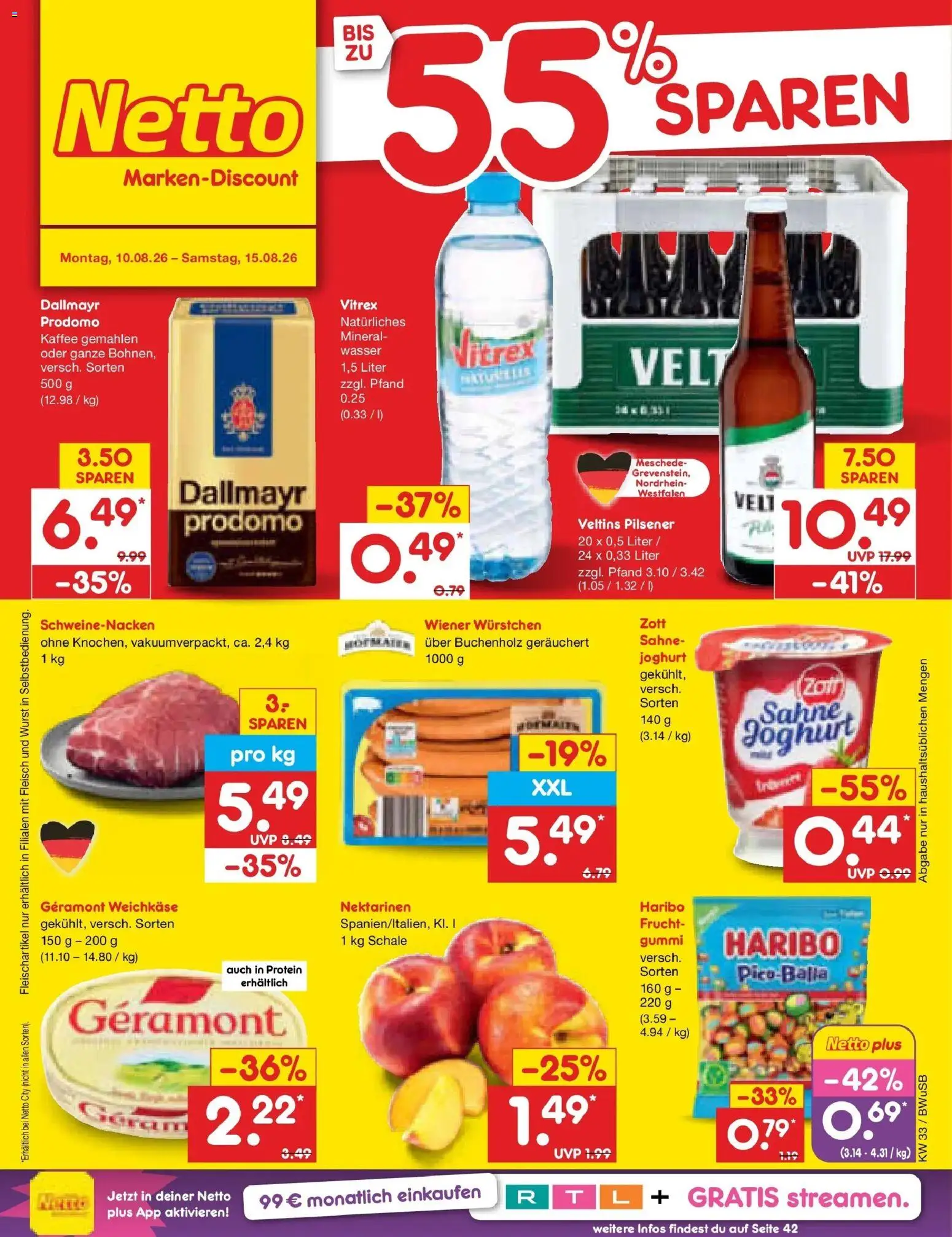 Vorschau von dem Prospekt des Geschäftes Netto Marken-Discount, gültig ab dem 10.08.2026