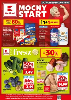 Pogląd gazetki "Kaufland gazetka - Mocny start" ze sklepu Kaufland ważnej od 14.09.2026