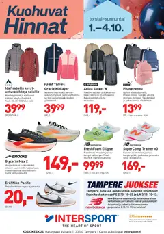 Kaupan Intersport Intersport Kuohuvat Hinnat esikatselu, voimassa 01/10/2026