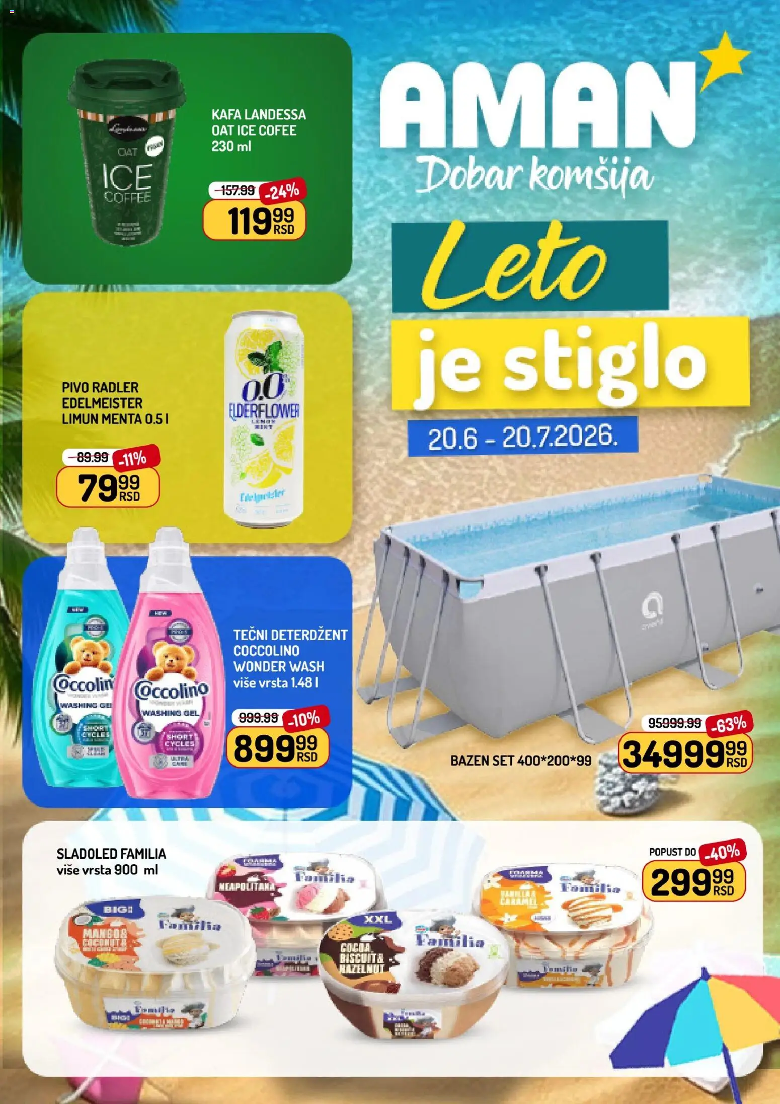 Pregled Aman kataloga - važi od 20.06.2026