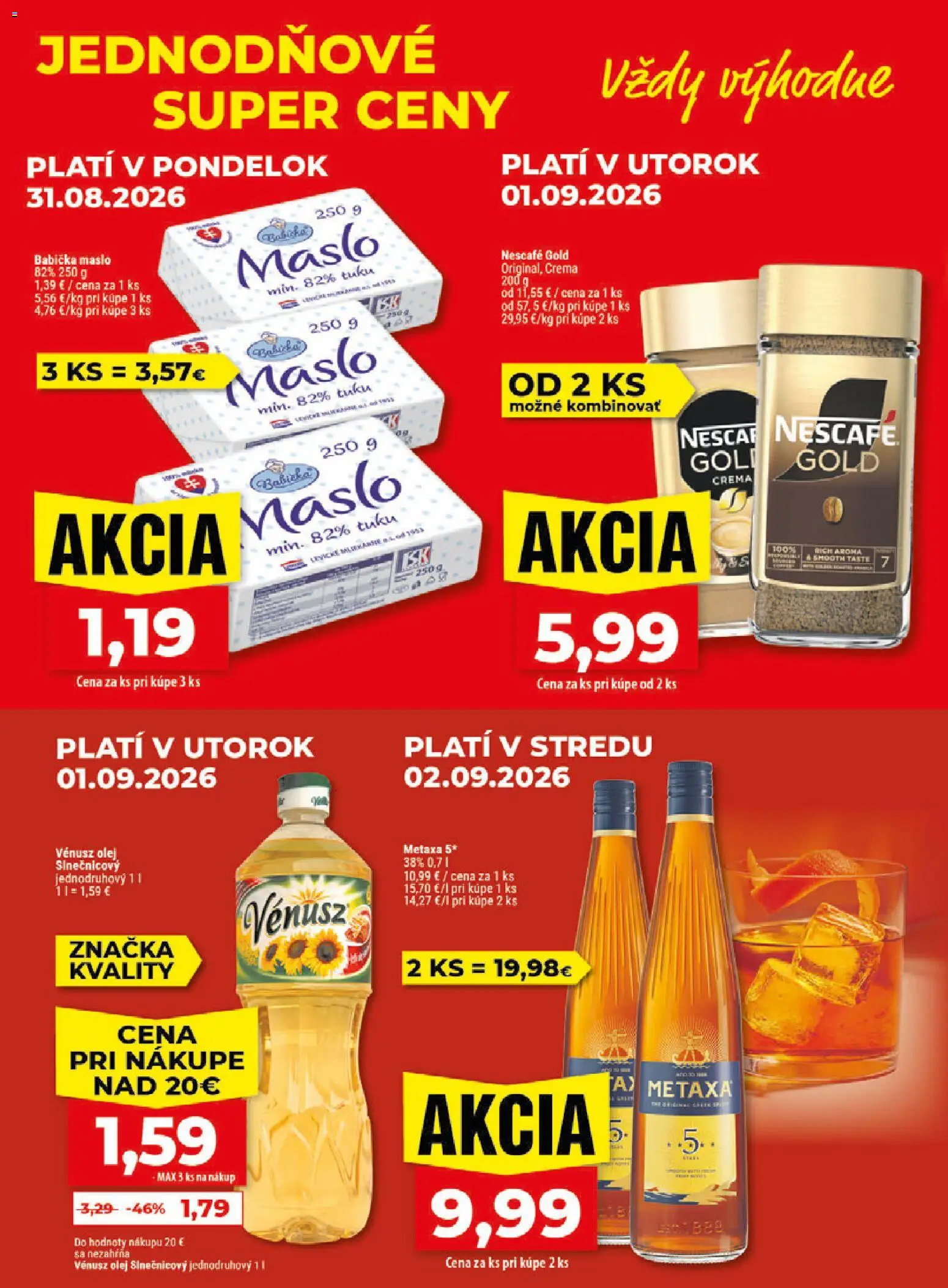 Náhľad Klas letáku platného od 31.08.2026