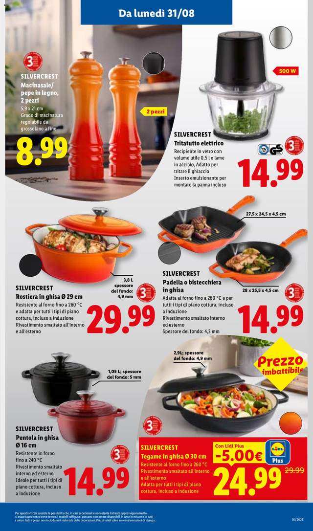 Nuovo volantino Lidl dal 27/08
