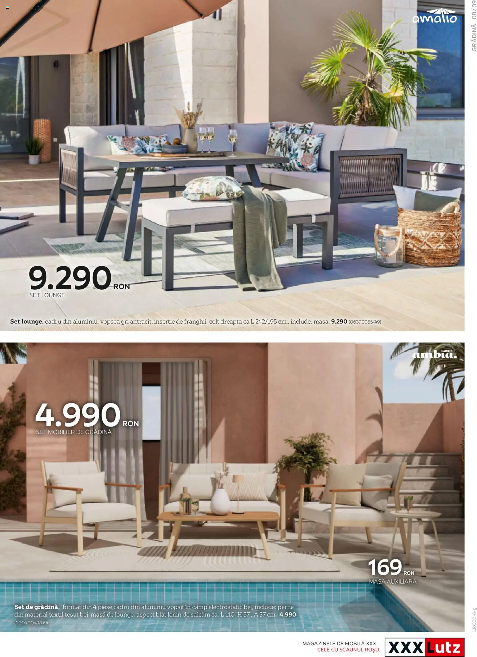 Previzualizarea de cataloage: XXXLutz XXXLutz Catalog grădină valabil de la 09.03.2026 - Masă, Gradina, Perne, Vopsea