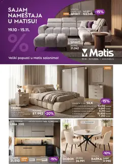 Pregled Matis kataloga - važi od 19.10.2026