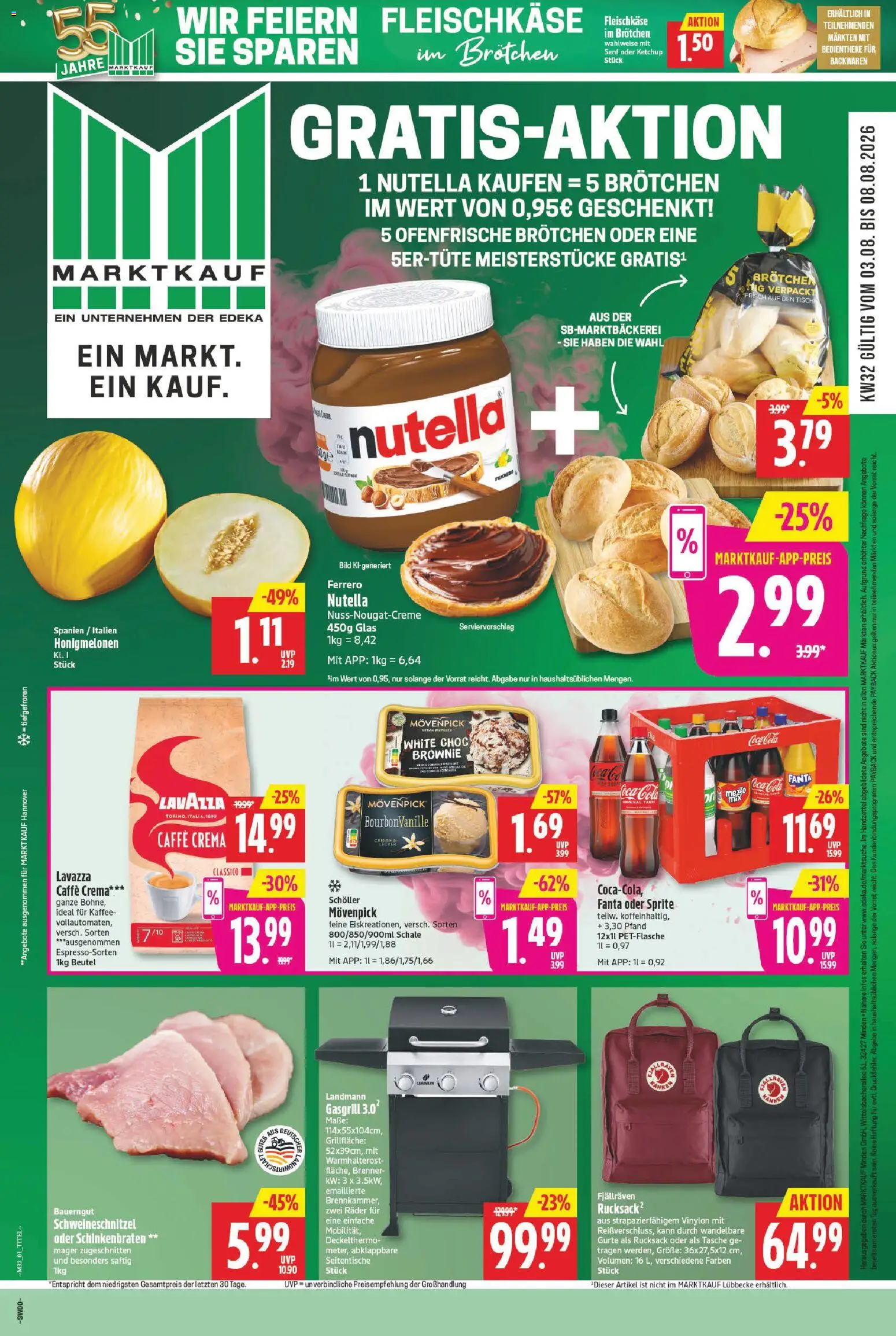 Vorschau von dem Prospekt des Geschäftes Marktkauf, gültig ab dem 03.08.2026