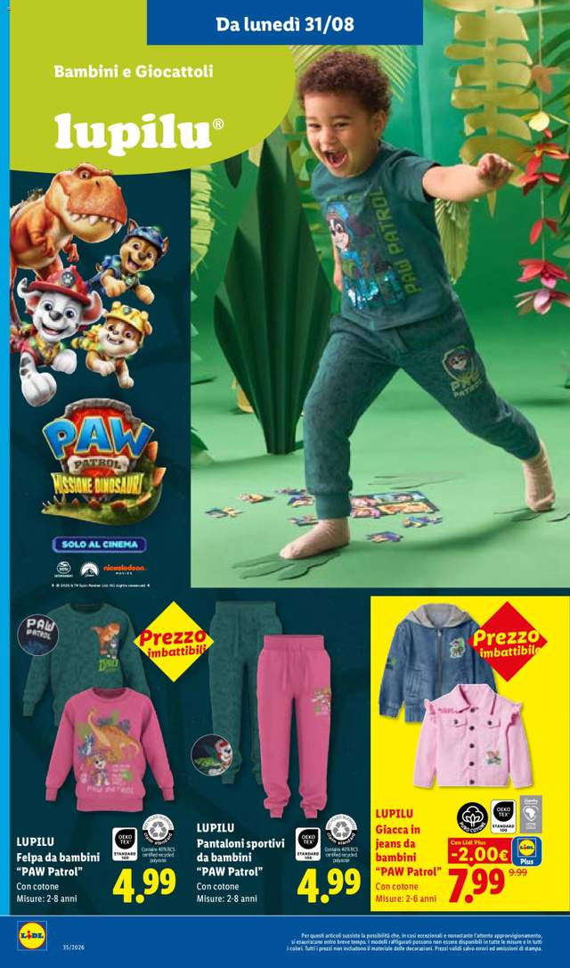 Nuovo volantino Lidl dal 27/08