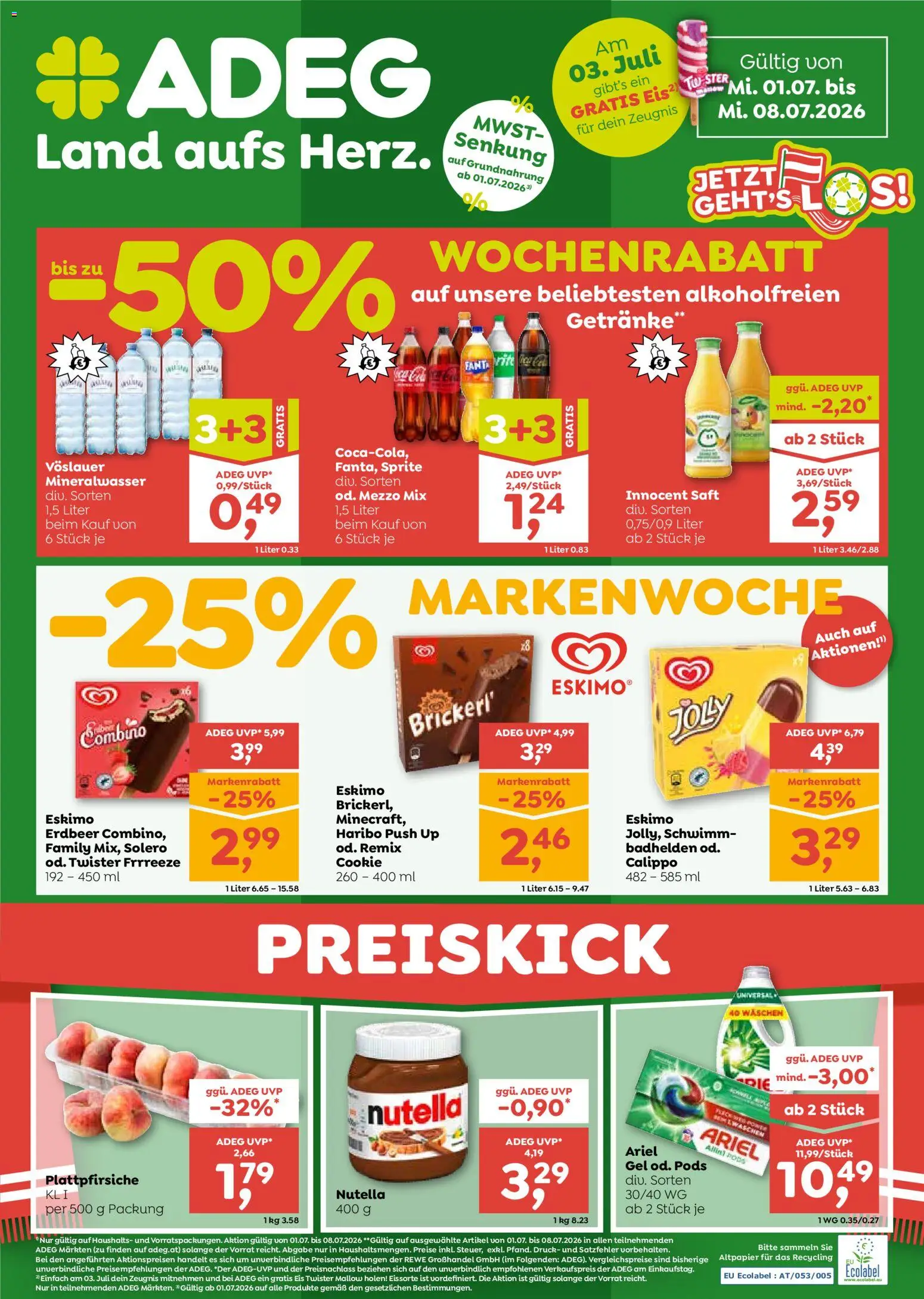 Vorschau der Angebote: ADEG ADEG Flugblatt gültig ab 01.07.2026