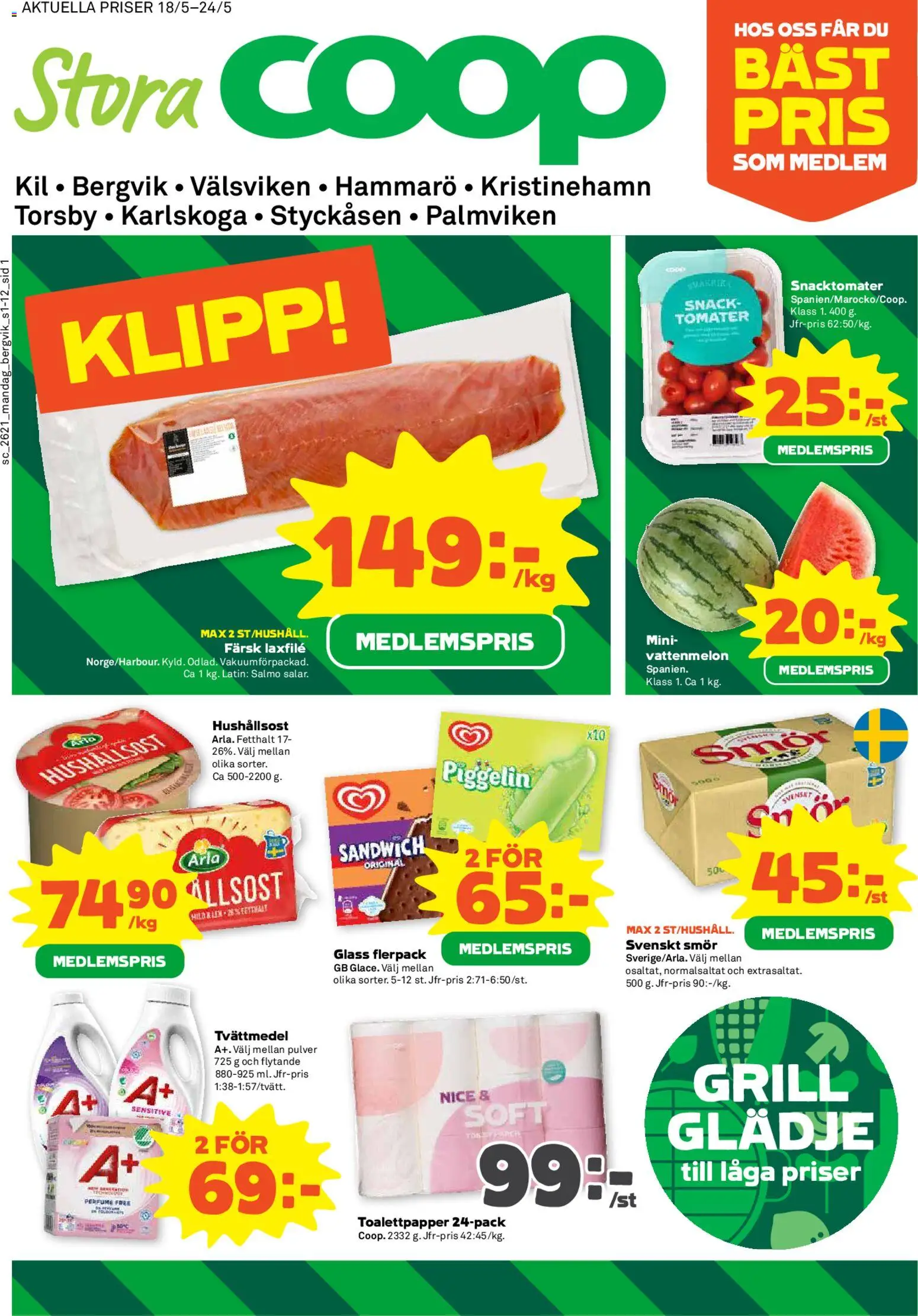 Förhandsgranska reklamblad Stora Coop erbjudanden från butik Stora Coop gäller från 18/05/2026