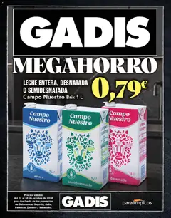 Vista previa del folleto de la tienda Gadis válido desde el 22/10/2026 