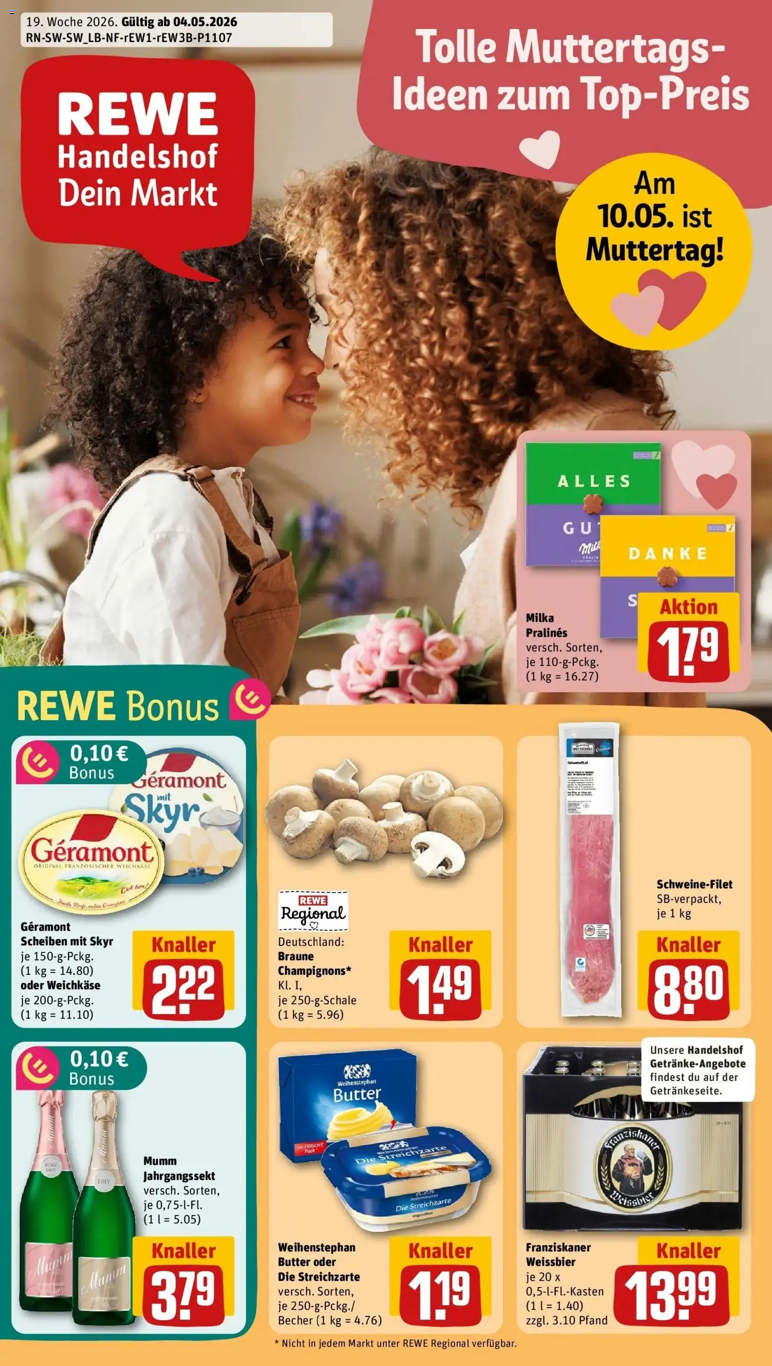 Vorschau von dem Prospekt des Geschäftes Rewe, gültig ab dem 04.05.2026