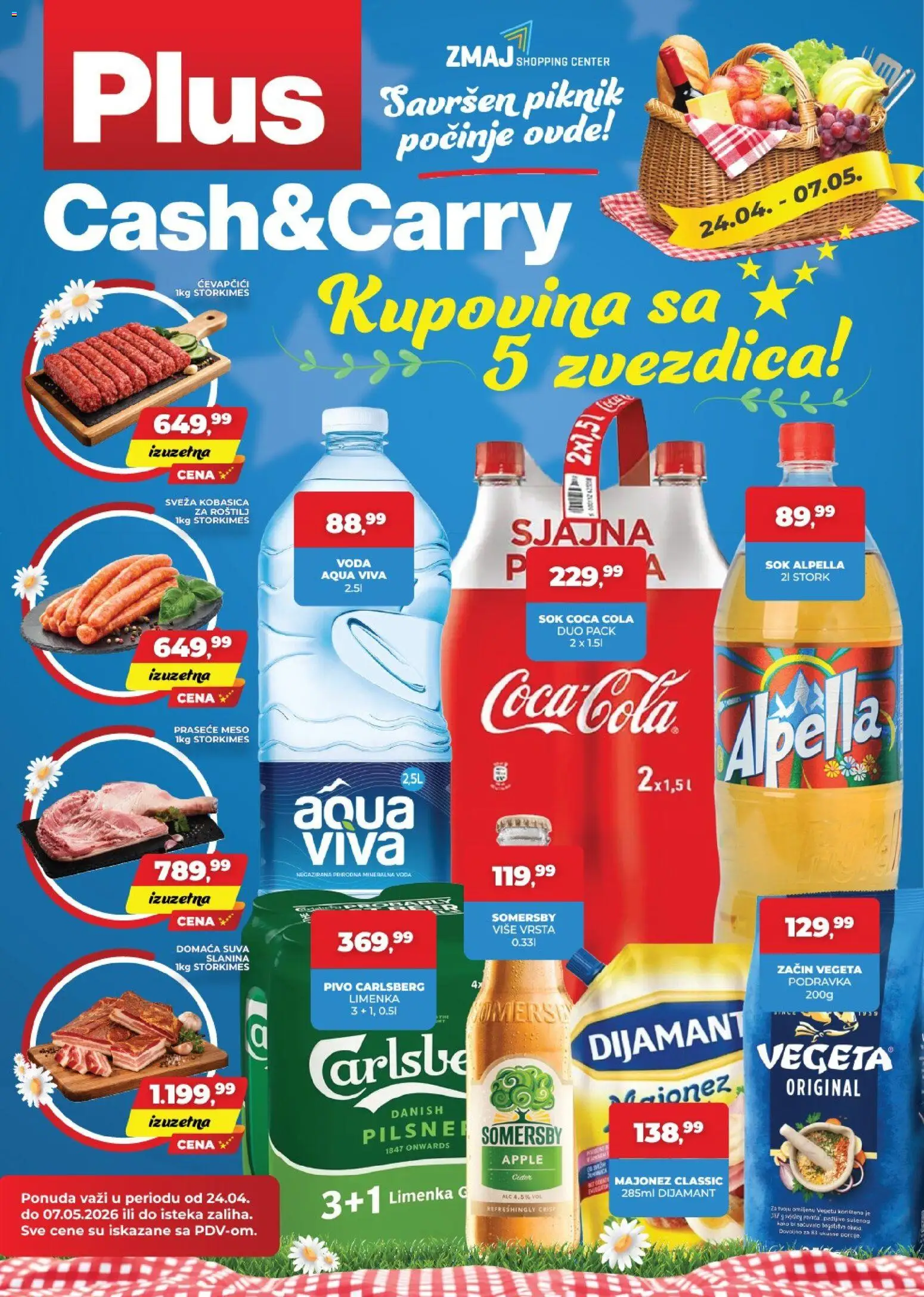 Pregled Plus Cash & Carry kataloga - važi od 24.04.2026
