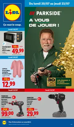 Prévisualisation de LIDL catalogue les bonnes affaires Exclu Web du magasin LIDL formulaire valide 20/07/2026