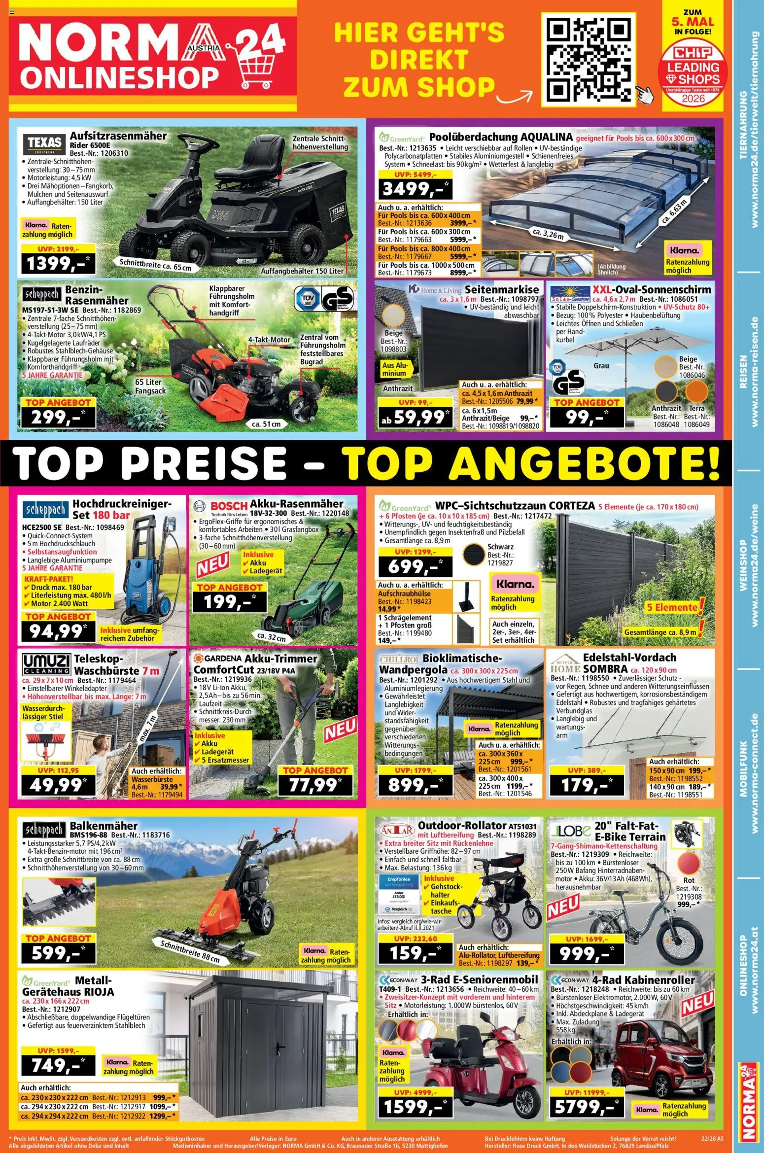 Vorschau der Angebote: Norma Norma Online shop gültig ab 25.05.2026