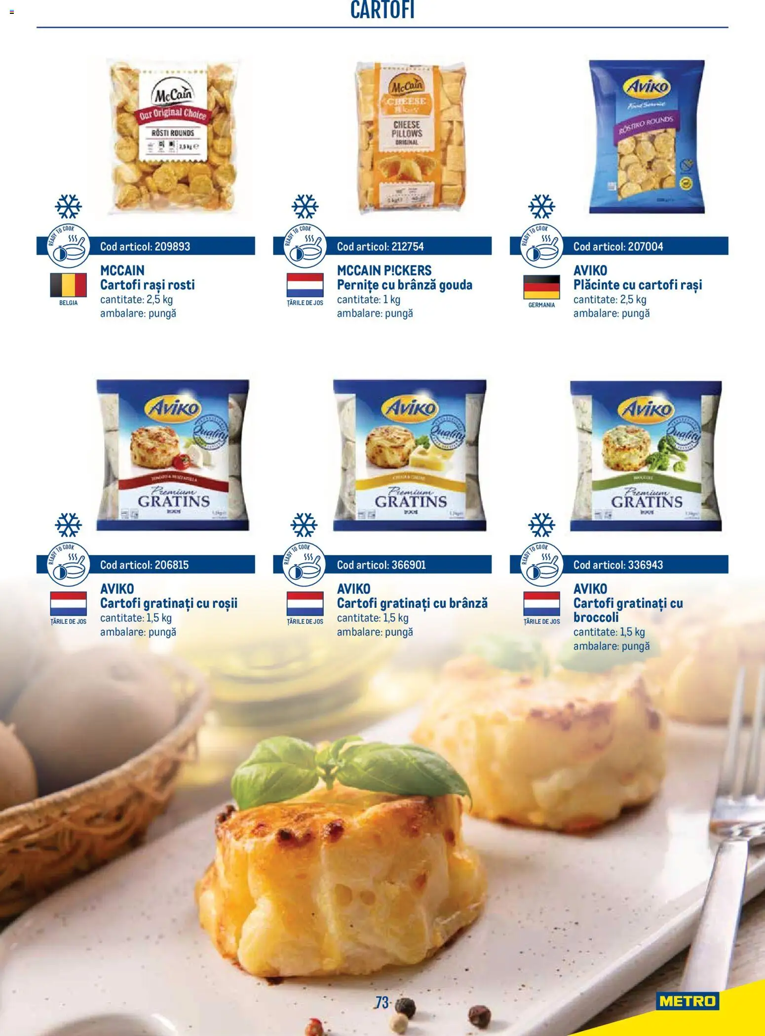 Previzualizarea de cataloage: Metro Metro Catalog Smart Chef valabil de la 21.04.2026 - Brânză, Broccoli, Cartofi, Roșii, Gouda, Pungă