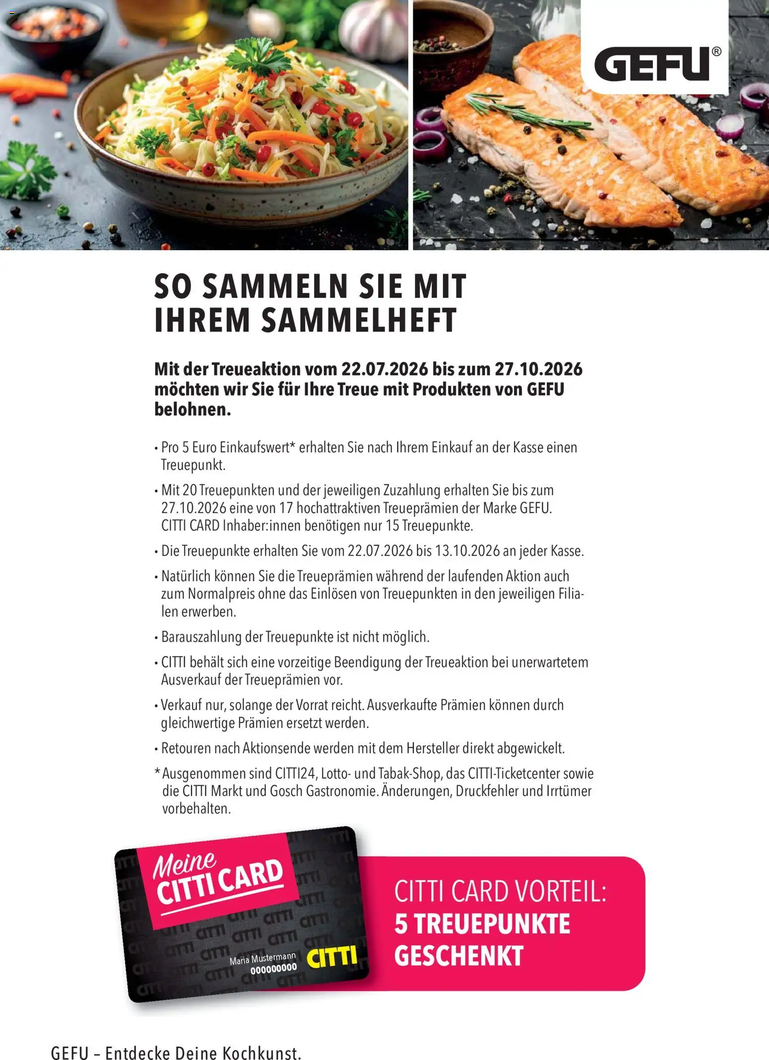Vorschau von dem Prospekt des Geschäftes CITTI Markt, gültig ab dem 09.09.2026