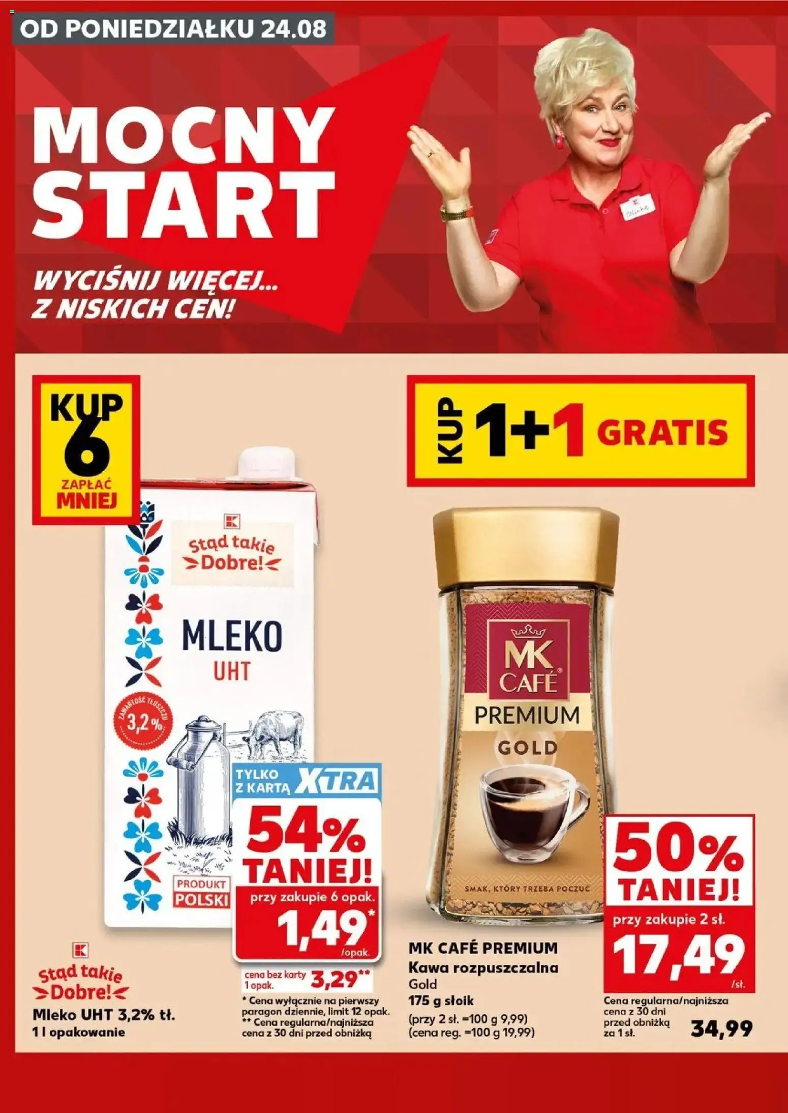 Pogląd gazetki "Kaufland gazetka - Mocny start" ze sklepu Kaufland ważnej od 24.08.2026