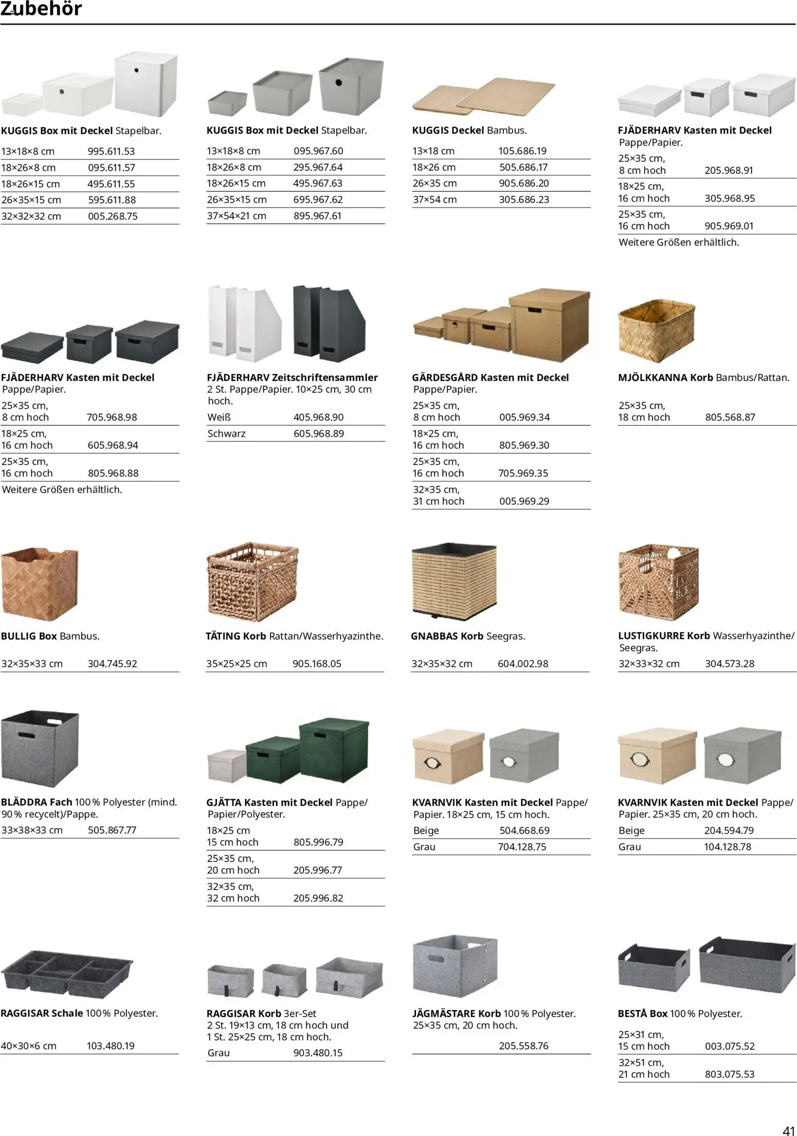 Vorschau von dem Prospekt des Geschäftes Ikea, gültig ab dem 11.09.2026 - Korb, Box