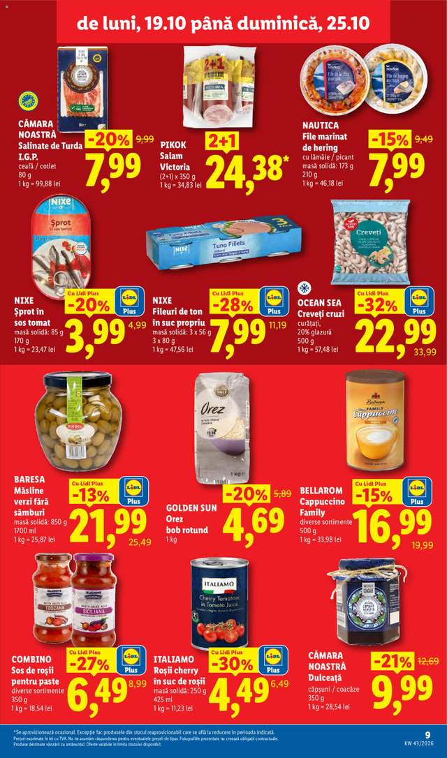 Noul catalog Lidl de la 19.10.