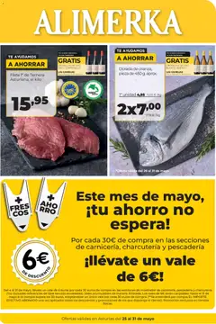Vista previa del folleto de la tienda Alimerka válido desde el 25/05/2026 