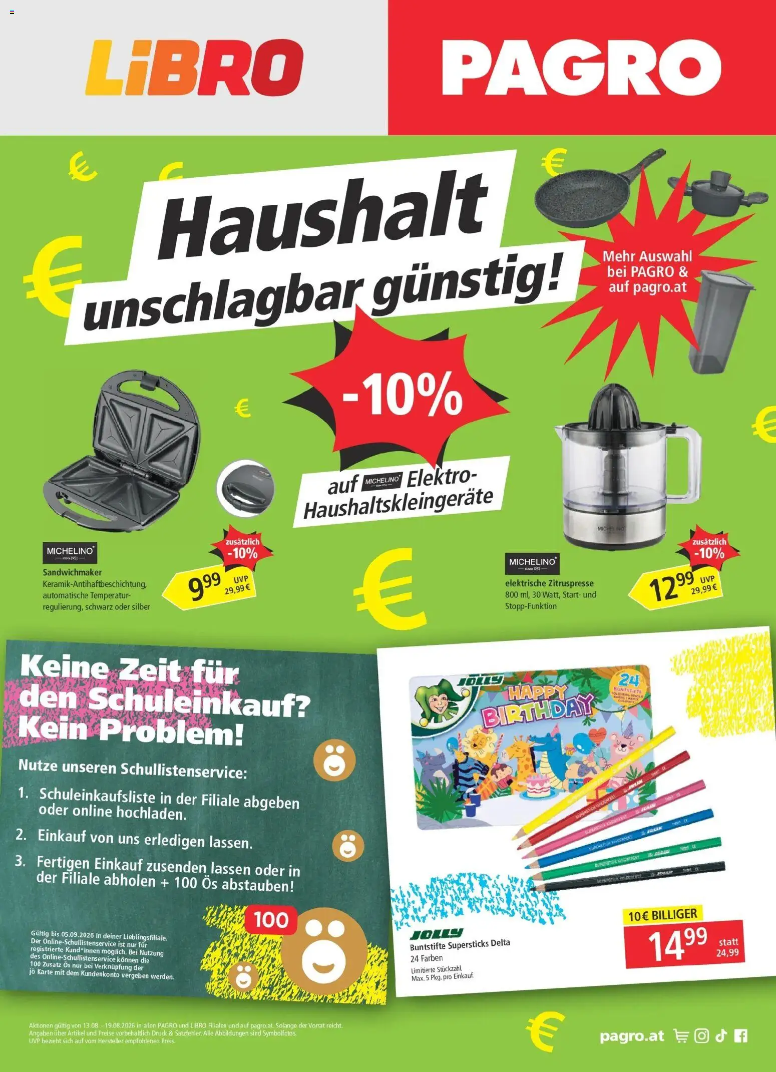 Vorschau der Angebote: Pagro-Diskont Pagro-Diskont Aktuelle Angebote gültig ab 13.08.2026