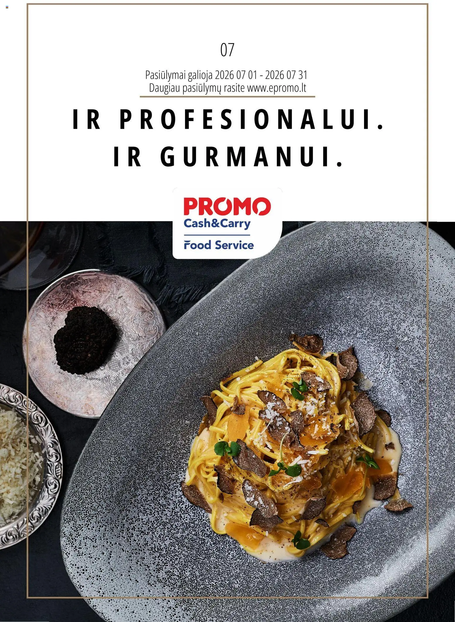 ePromo parduotuvės leidinio ePromo leidinys - Food service galiojančio nuo 2026.07.01 peržiūra