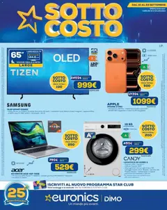 Anteprima dell'opuscolo Euronics volantino dal negozio Euronics valido da 10/09/2026