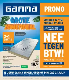 Prévisualisation de GAMMA Folder du magasin GAMMA formulaire valide 15/07/2026