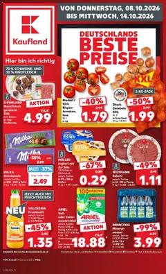 Vorschau von dem Prospekt des Geschäftes Kaufland, gültig ab dem 08.10.2026