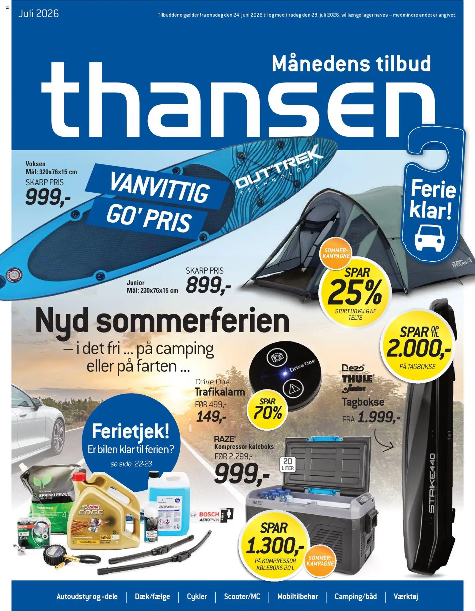 Eksempel på tilbudsavis Thansen - Tilbudsavis fra butik Thansen gyldig fra 24/06/2026