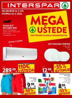Pregled letka Interspar Katalog trgovine Interspar vrijedi od 13.05.2026